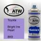 Preview: Toyota, Bright Iris Pearl, 8K9: 400ml Sprühdose, von ATW Autoteile West.